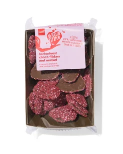 versierplezier choco flikken hartjes met musket 150gram