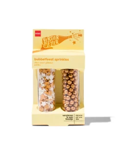 versierplezier eetbare sprinkles - bubbelfeest