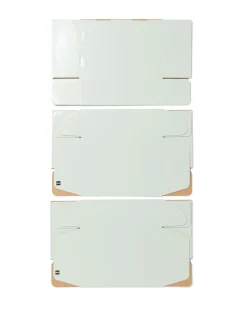 verzenddozen 24x17x8cm karton lichtgroen - 3 stuks