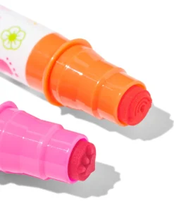 viltstiften met stempel - 6 stuks
