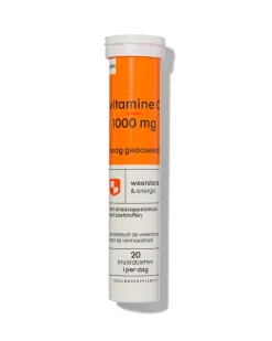 vitamine C 1000mg hoog gedoseerd bruistablet - 20 stuks