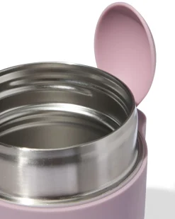 voedselcontainer 450ml rvs roze