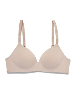 voorgevormde bh zonder beugel beige