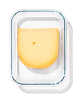 voorraadbakje maat L 1480ml glas zonder deksel