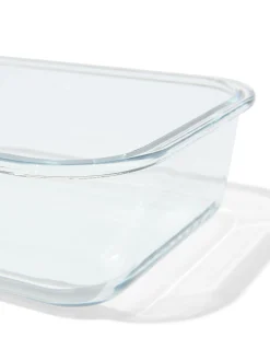 voorraadbakje maat L 1480ml glas zonder deksel