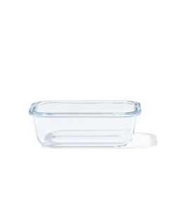 voorraadbakje maat S 370ml glas zonder deksel