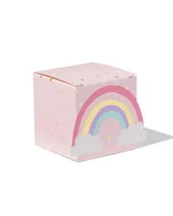 vouwbare cadeaudoosjes 13x12.5x2cm papier prinses - 6 stuks