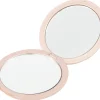 vouwspiegeltje metallic rosé Ø 7.5 cm