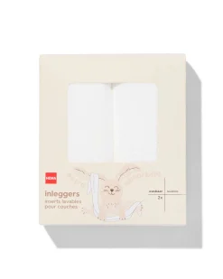 wasbare luier inleggers - 2 stuks