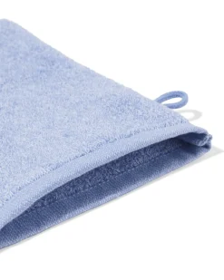 washand 16x21cm zware kwaliteit gemêleerd blauw