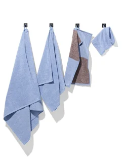 washand 16x21cm zware kwaliteit gemêleerd blauw