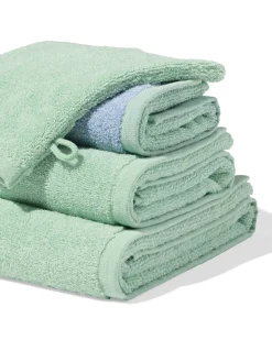 washand 16x21cm zware kwaliteit gemêleerd groen
