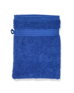 washand 16x21cm zware kwaliteit kobaltblauw