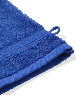 washand 16x21cm zware kwaliteit kobaltblauw