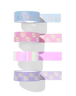 washi tape 5m katten - 4 stuks
