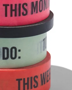 washi tapes - 4 stuks