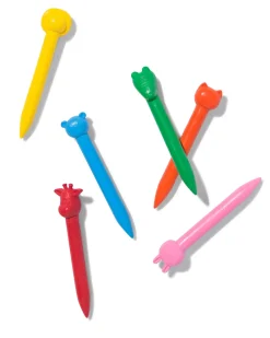 waskrijtjes dier - 6 stuks