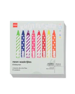 waskrijtjes neon - 8 stuks