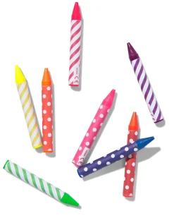 waskrijtjes neon - 8 stuks