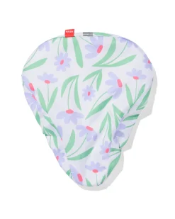 waterafstotende fiets zadelhoes met bloemen