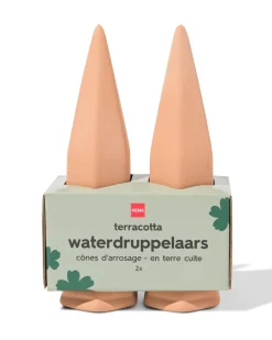 waterdruppelaar terra cotta 18cm 2 stuks