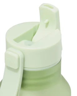 waterfles met rietje 430ml groen