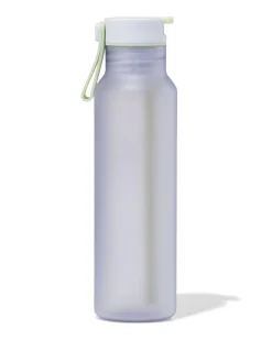 waterfles met rietje 600ml lavendel