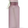 waterfles met rietje 430ml roze