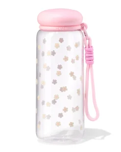 waterfles 700ml met draagkoord bloemen