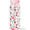 waterfles 1150ml met rietje kersen