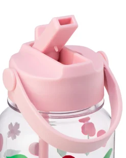 waterfles 1150ml met rietje kersen