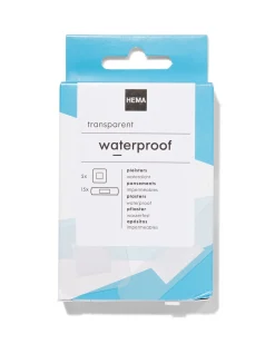 waterproof pleisters transparant