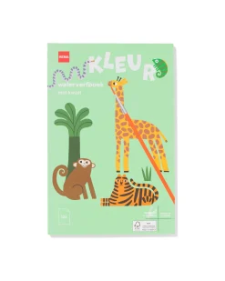 waterverfboek 14x21cm jungle