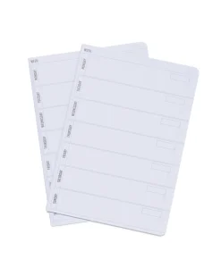 weekplanning navulling A5 voor notitieboek - 2 stuks