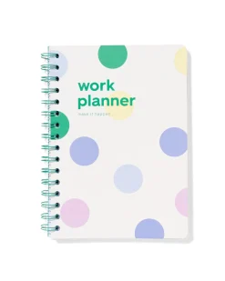 werkplanner met spiraal 21x15