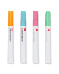 whiteboard markers 2mm pastel - 4 stuks