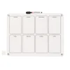 whiteboard met marker en magneten 40x30cm week