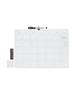 whiteboard met marker en magneten 39.5x29.5cm maand