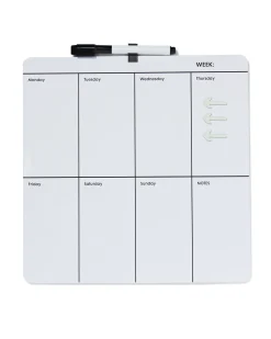 whiteboard 30x30 weekplanner