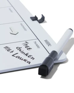 whiteboard 30x30 weekplanner