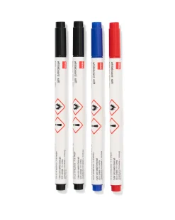 whiteboardmarker 1.4mm extra dunne punt - 4 stuks