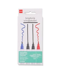 whiteboardmarker 1.4mm extra dunne punt - 4 stuks