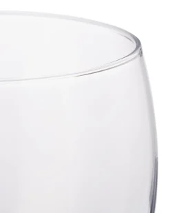 wijnglas 290ml glas gekleurde voet