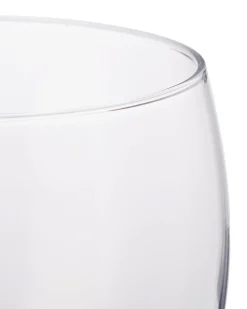 wijnglas 290ml glas gekleurde voet
