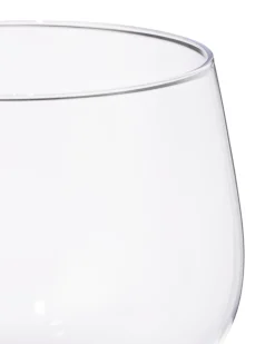 wijnglas 230ml glas groen met blauw