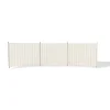 windscherm 9x62cm strepen beige
