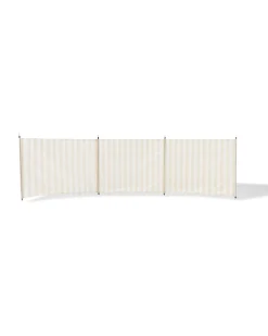 windscherm 9x62cm strepen beige