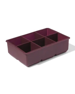 XL ijsklontenmaker 5x16.5x11cm rood