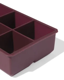 XL ijsklontenmaker 5x16.5x11cm rood
