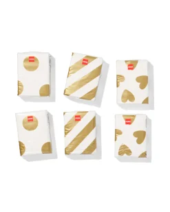 zakdoekjes 4-laags mini - 6x8 stuks